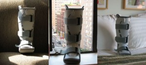 The boot takes Manhattan, starting with my apartment