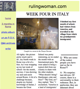 Ruling Woman Circa 2001
