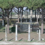 View of Ostia Antica from the amphitheatre