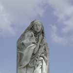 Saint statue near the Castel Sant'Angelo