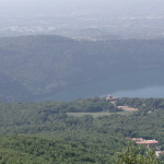 The view from on top the Monte Cavo